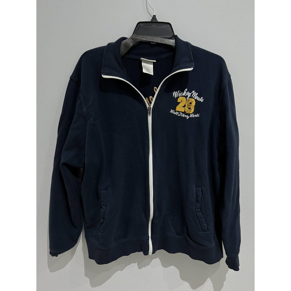 Disney Mickey Mouse - Walt Disney World Blue Jersey #28 Adult XL Zipper‎ Down